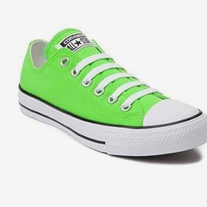 Kids Lime Green Converse sneakers